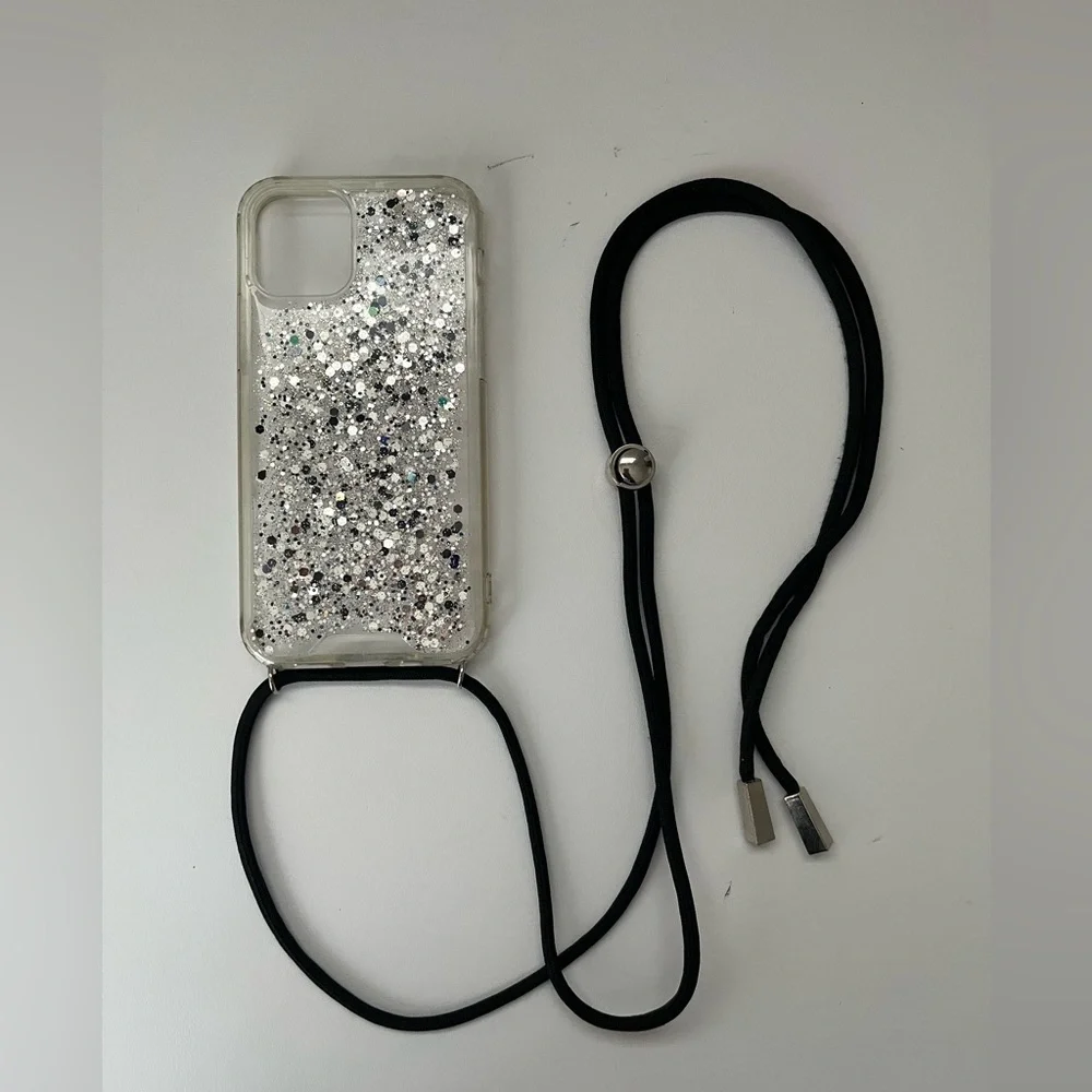 Cute iPhone 12/iPhone 12 Pro Adjustable Crossbody Case